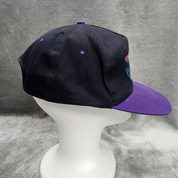 Circus Circus Ringmaster Club Black & Purple Ball Cap Hat Snapback - Picture 4 of 7